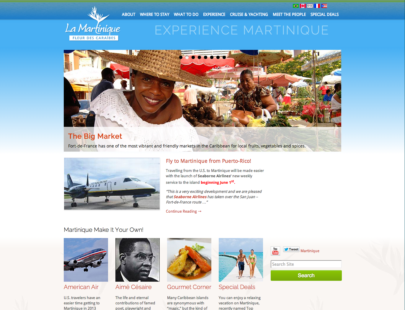 Martinique Homepage